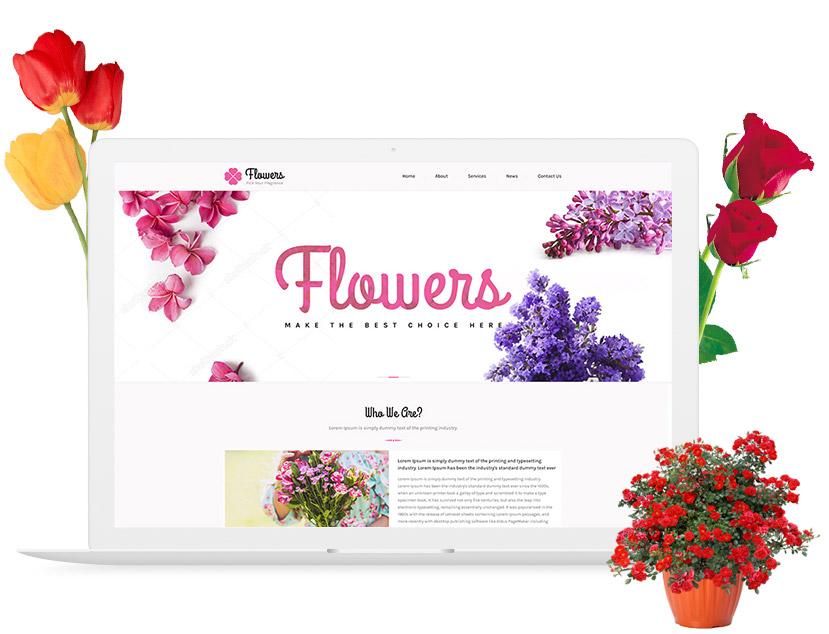 Flower shop Template Design