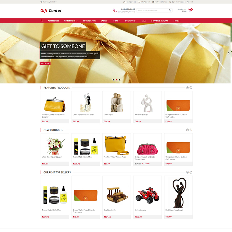GiftCenter BigCommerce Stencil Theme